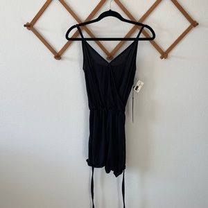 SOLD Lira Black Spaghetti Strap Romper